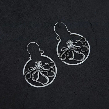 Octopus Hoop Earrings